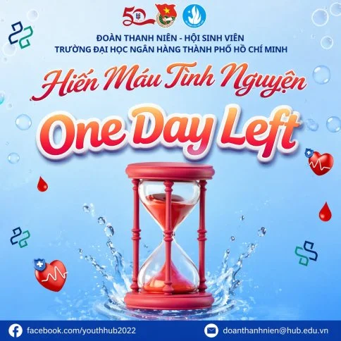 ĐẾM NGƯỢC 1 NGÀY - SẴN SÀNG CHO CHIẾN DỊCH HIẾN MÁU TÌNH NGUYỆN - GIỌT HỒNG GIEO NẮNG🩸